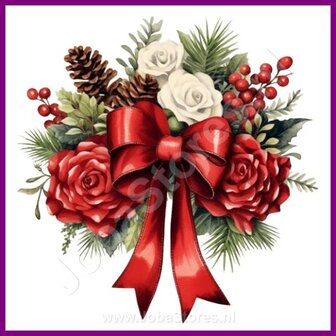 Diamond Painting Kerst Strik