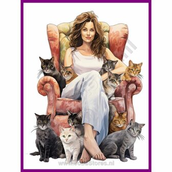 Diamond Painting Crazy Cat Lady