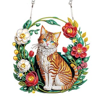 Diamond Painting Hangend ornament Kat 01