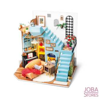 Miniatuur zelfbouw huisje Rolife Joy&#039;s peninsula living room