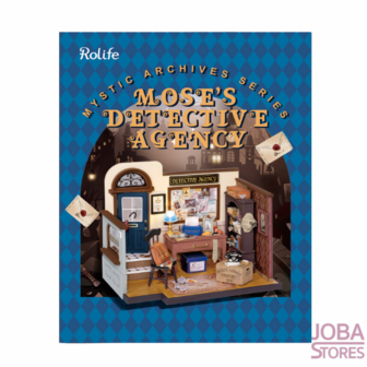 Miniatuur zelfbouw huisje Robotime Mose&#039;s Detective Agency DG157