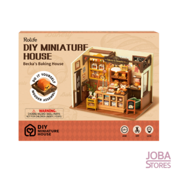 Miniatuur zelfbouw huisje Robotime Becka&#039;s Baking House DG161