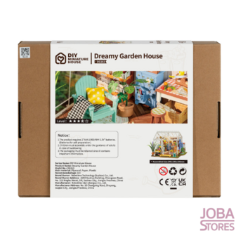 Miniatuur zelfbouw huisje Robotime Dreamy Garden House DG163