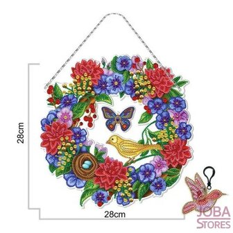 Diamond Painting Hangend ornament 02 (28cm)