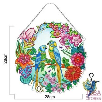 Diamond Painting Hangend ornament 06 (28cm)