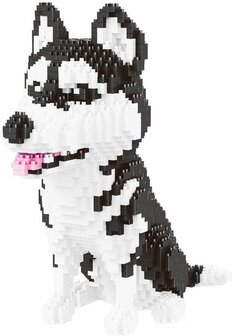 Nanoblocks bouwpakket Balody Husky 01