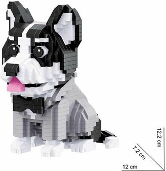 Nanoblocks bouwpakket Balody Husky 02