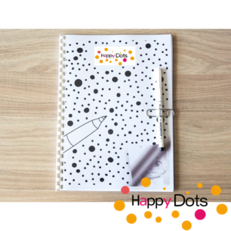 HappyDots DOT Painting Kleurboek dieren - 20 stippelschilderijen