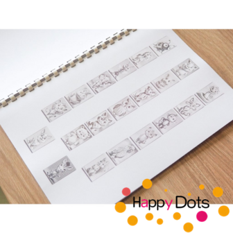 HappyDots DOT Painting Kleurboek dieren - 20 stippelschilderijen