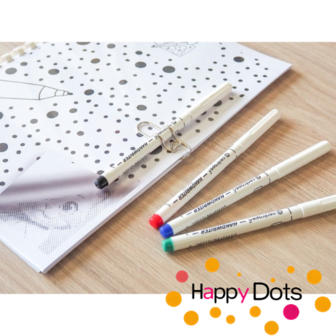 HappyDots DOT Painting Kleurboek dieren - 20 stippelschilderijen