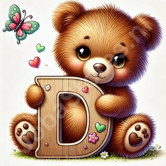 Diamond Painting Beer Letter D