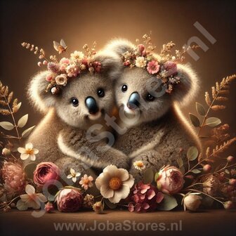 Diamond Painting Twee Koalas 03