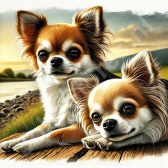 Diamond Painting Chihuahua 001