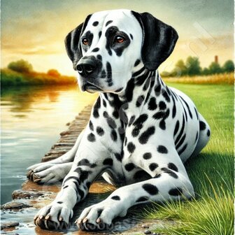 Diamond Painting Dalmatier