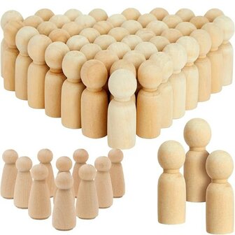 Peg Dolls 10 stuks jongen of meisje