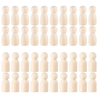 Peg Dolls 40 stuks