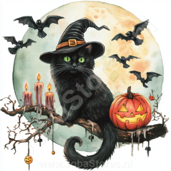 Diamond Painting Halloween kat 06