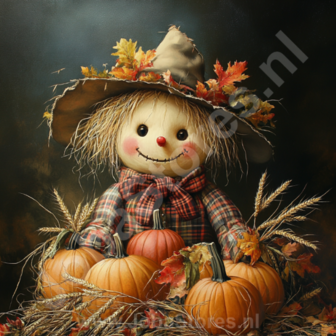 Diamond Painting Halloween vogelverschrikker 02