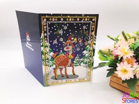 Diamond Painting Special Kerstkaarten set (4 stuks)