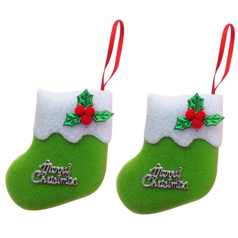 havik Veroveren Interpersoonlijk Mini Kerstsokken set groen/roze (10 stuks) - Shop nu - JobaStores