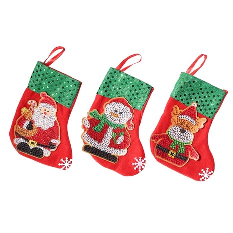 OP=OP Diamond Painting Kerstsokken set 01 (3 stuks)