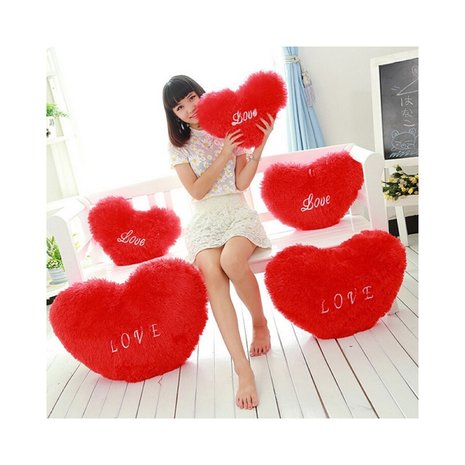 Onderverdelen Vijftig serie Hartvormig Kussen Love 25cm - Valentijnsdag - Moederdag TIP - Shop nu -  JobaStores