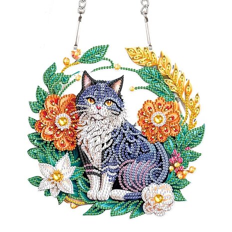 Diamond Painting Hangend ornament Kat 02