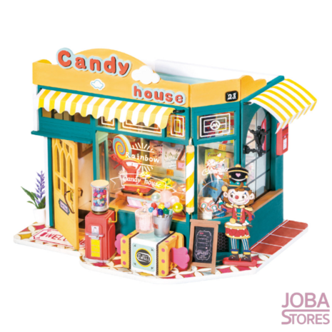 Miniatuur zelfbouw huisje Robotime Rainbow Candy House DG158