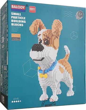 Nanoblocks bouwpakket Balody Jack Russell