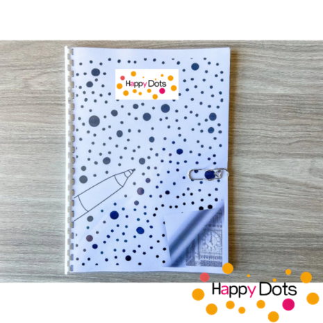 HappyDots DOT Painting Kleurboek Beroemde gebouwen - 20 stippelschilderijen