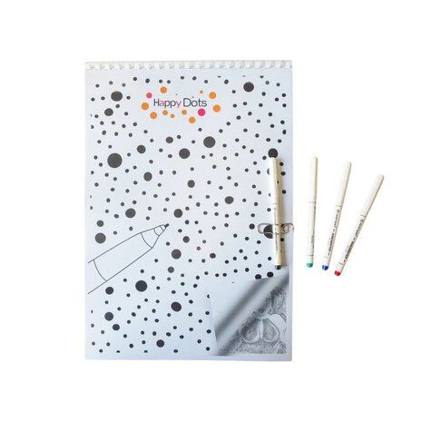 HappyDots DOT Painting Kleurboek Groot Dikke Dames A3 (30x40cm)