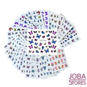 personeelszaken gebruik Andrew Halliday Nagel Sticker Set Vlinders (30 vellen) - Shop nu - JobaStores